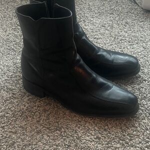 Florsheim Classic Black Leather Boots